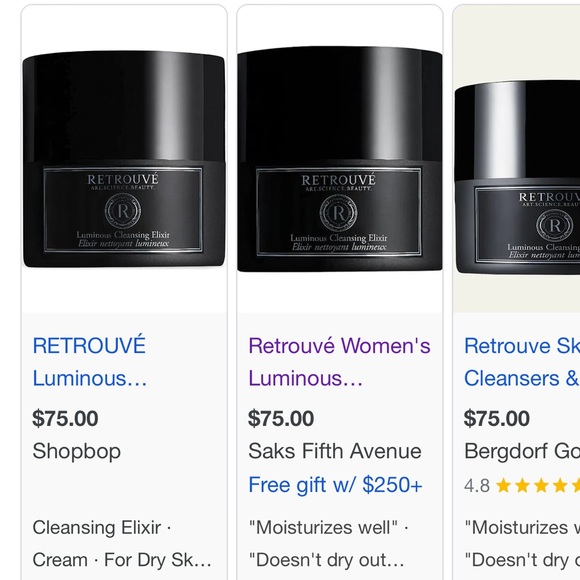 Retrouvé luminous cleansing elixir - Picture 2 of 3